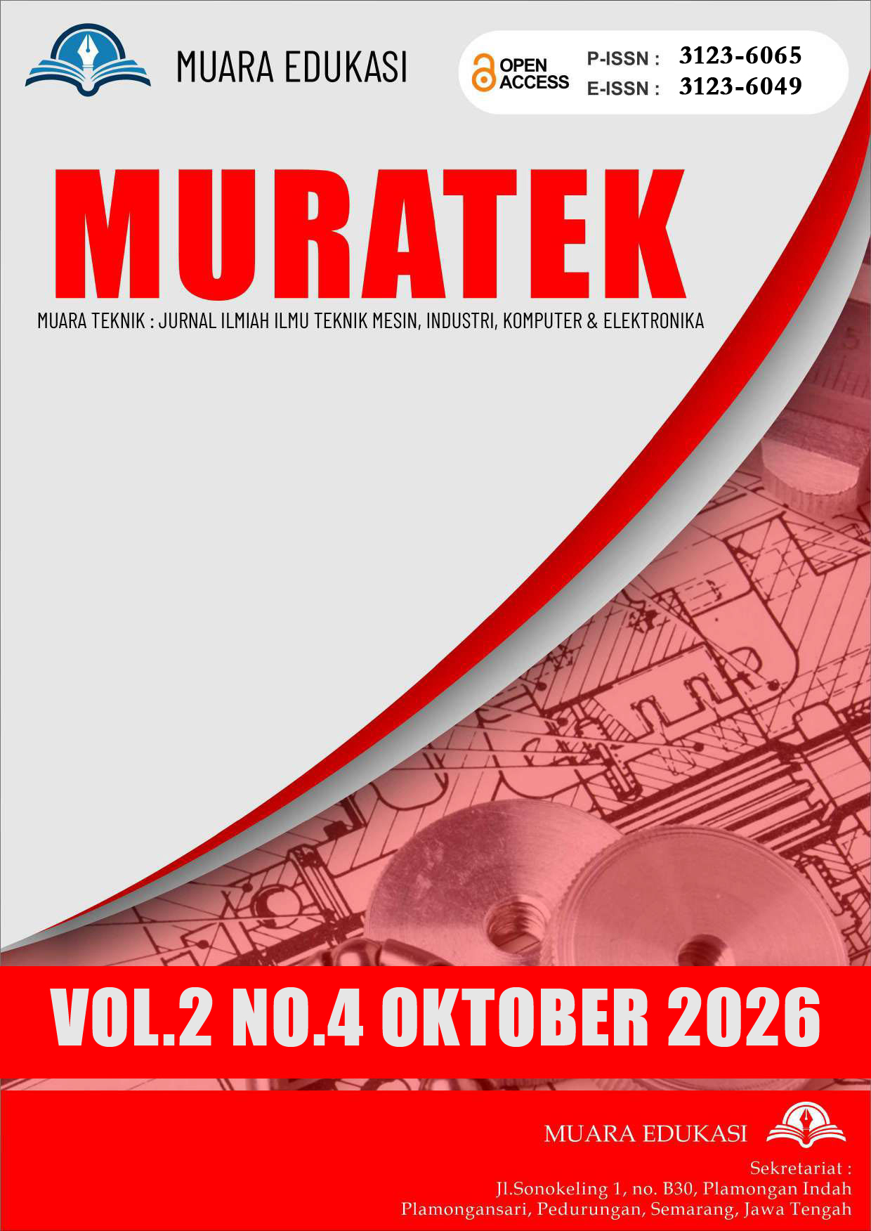 					View Vol. 2 No. 4 (2026): MUARA TEKNIK : Jurnal Ilmiah Ilmu Teknik Mesin, Industri & Komputer
				